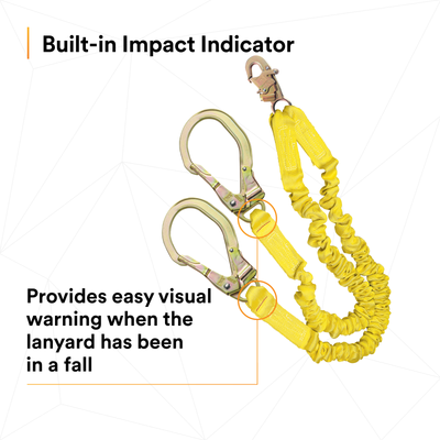3M DBI-SALA ShockWave2 100% Tie-Off Shock Absorbing Lanyard - 1244412