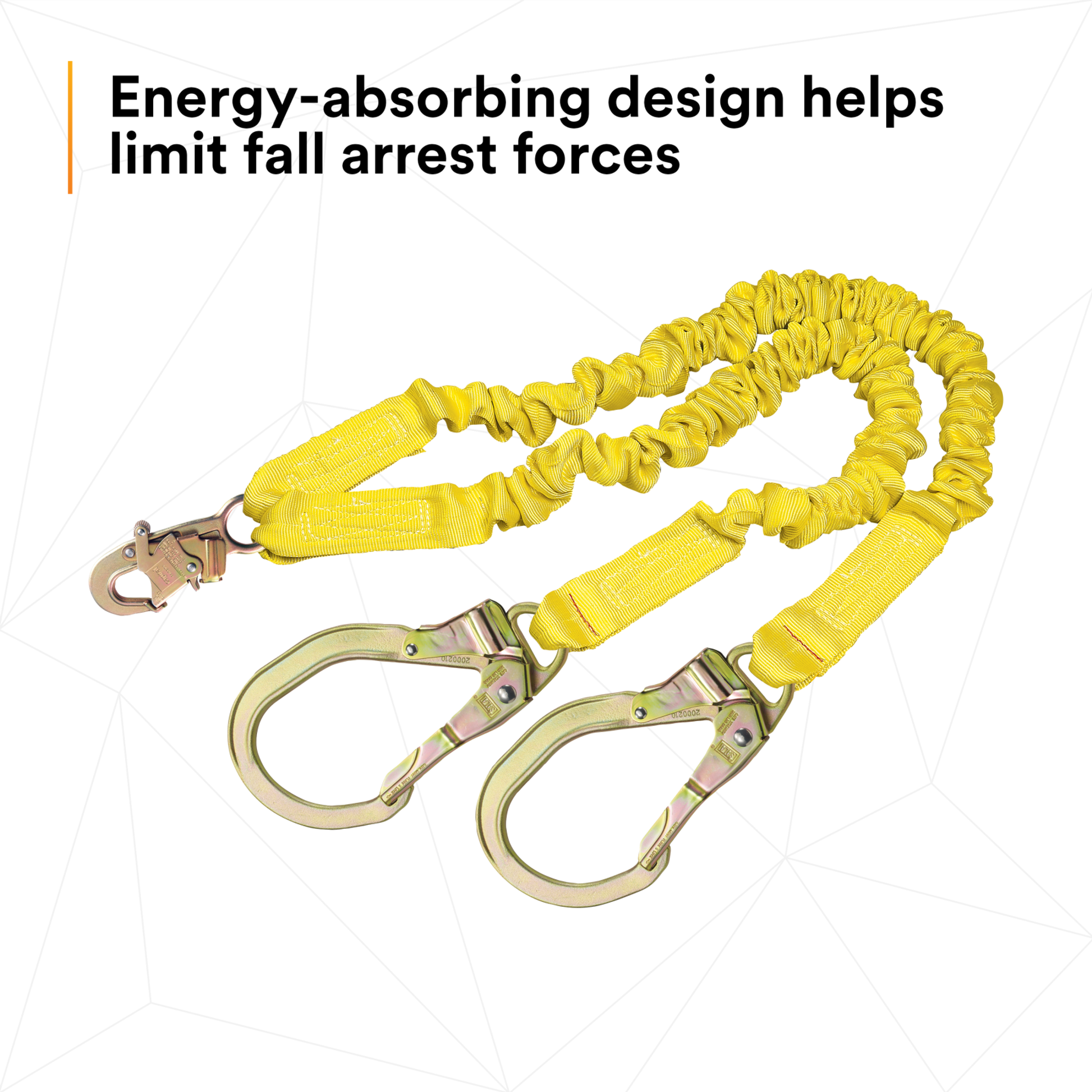 3M DBI-SALA ShockWave2 100% Tie-Off Shock Absorbing Lanyard - 1244412