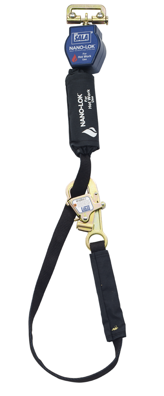 3M DBI-SALA Nano-Lok Hot Work Tie-Back Personal Self-Retracting Lifeline - Kevlar Fiber Web - 9 ft - 3101322