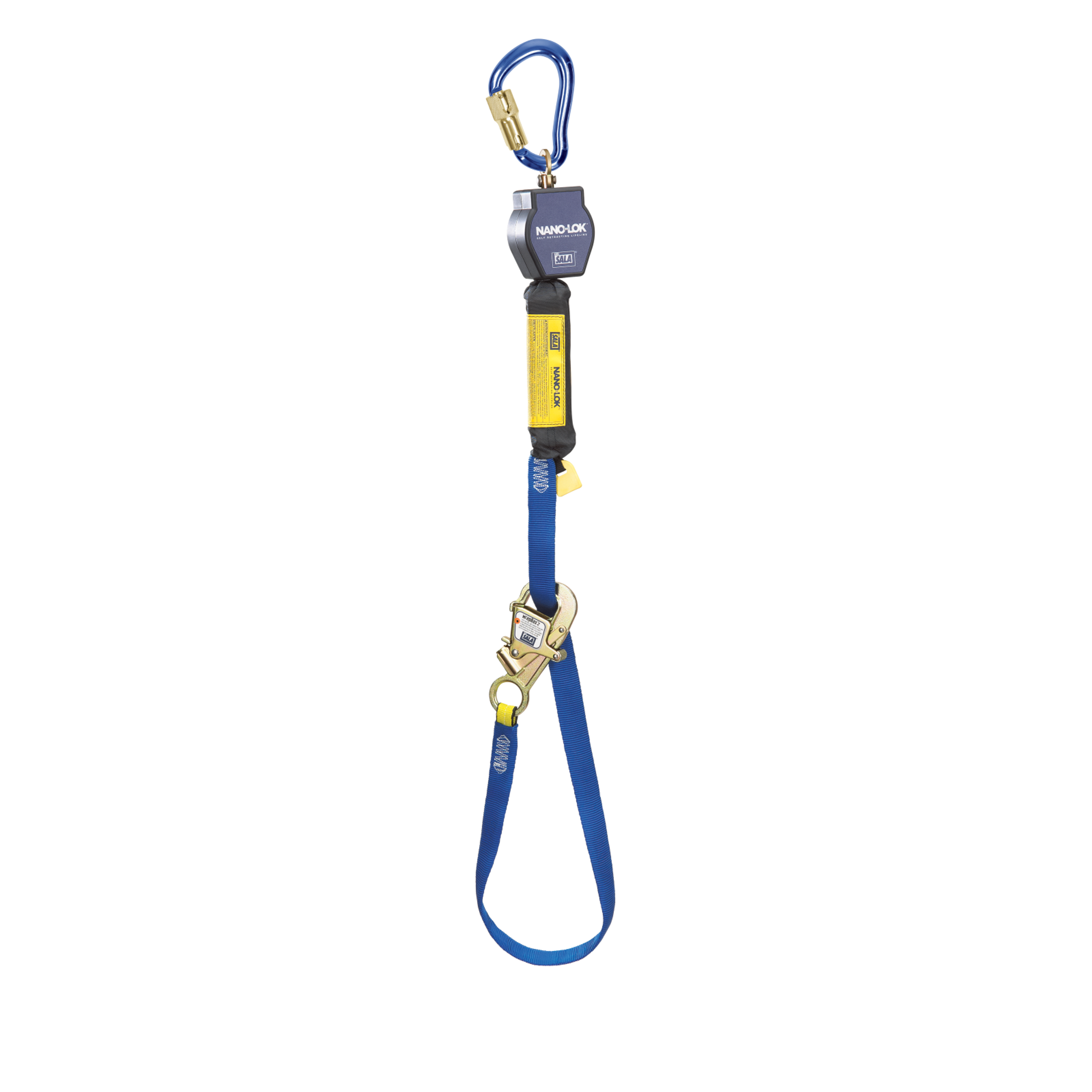 3M DBI-SALA Nano-Lok Tie-Back Self-Retracting Lifeline with Anchor Hook - Web - 9 ft - 3101365