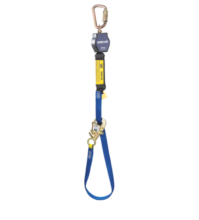 3M DBI-SALA Nano-Lok Tie-Back Self-Retracting Lifeline with Anchor Hook - Web - 9 ft - 3101367