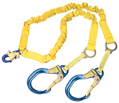 3M DBI-SALA ShockWave 100% Tie-Off Rescue Stretch Web Shock-Absorbing Lanyard - 6 ft - 1244751
