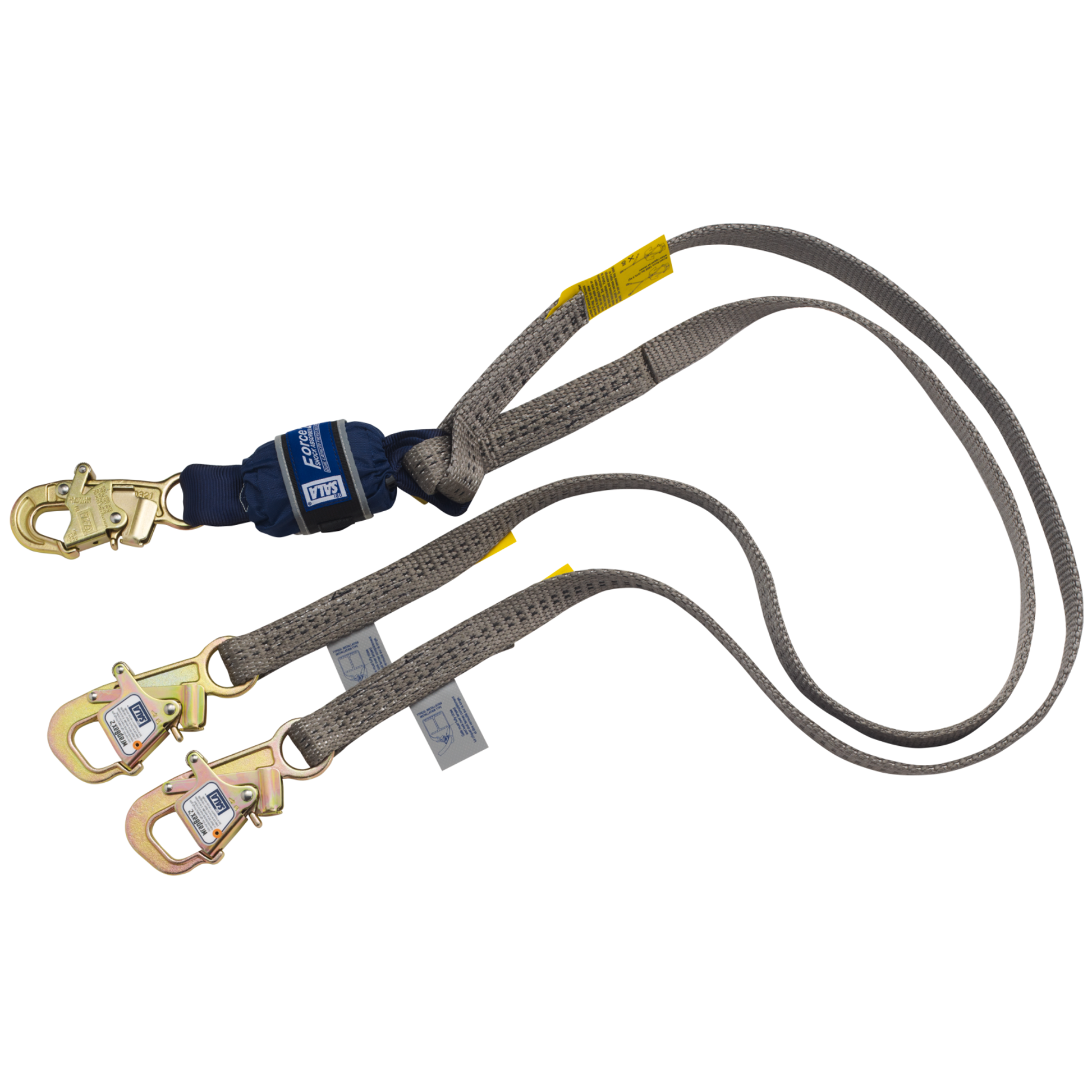 3M DBI-SALA EZ-Stop F2 Tie-Back 100% Tie-Off Web Shock-Absorbing Lanyard - Gray - 6 ft - 1246075