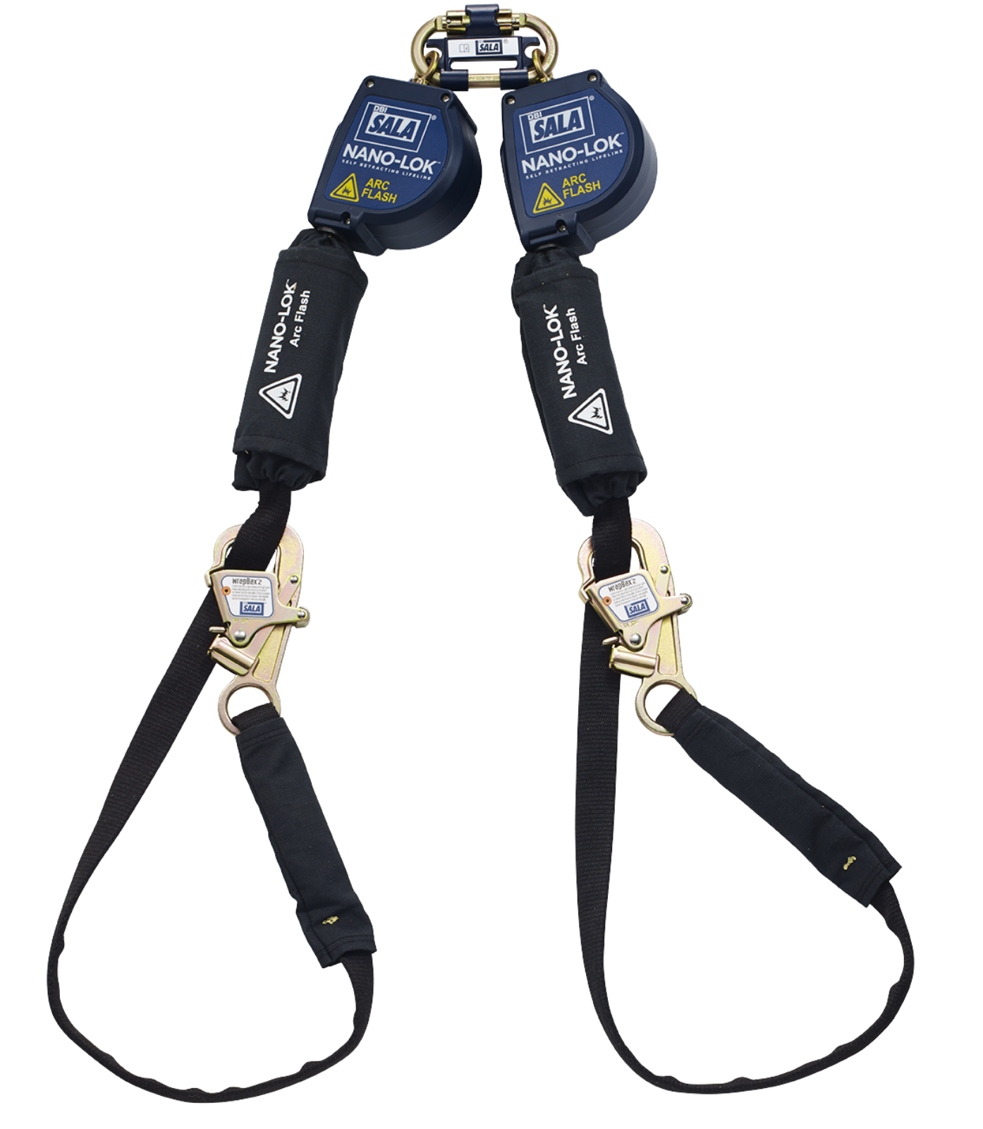 3M DBI-SALA Nano-Lok Arc Flash Tie-Back Twin-Leg Personal Self-Retracting Lifeline - Kevlar Fiber Web - 11 ft - 3101565