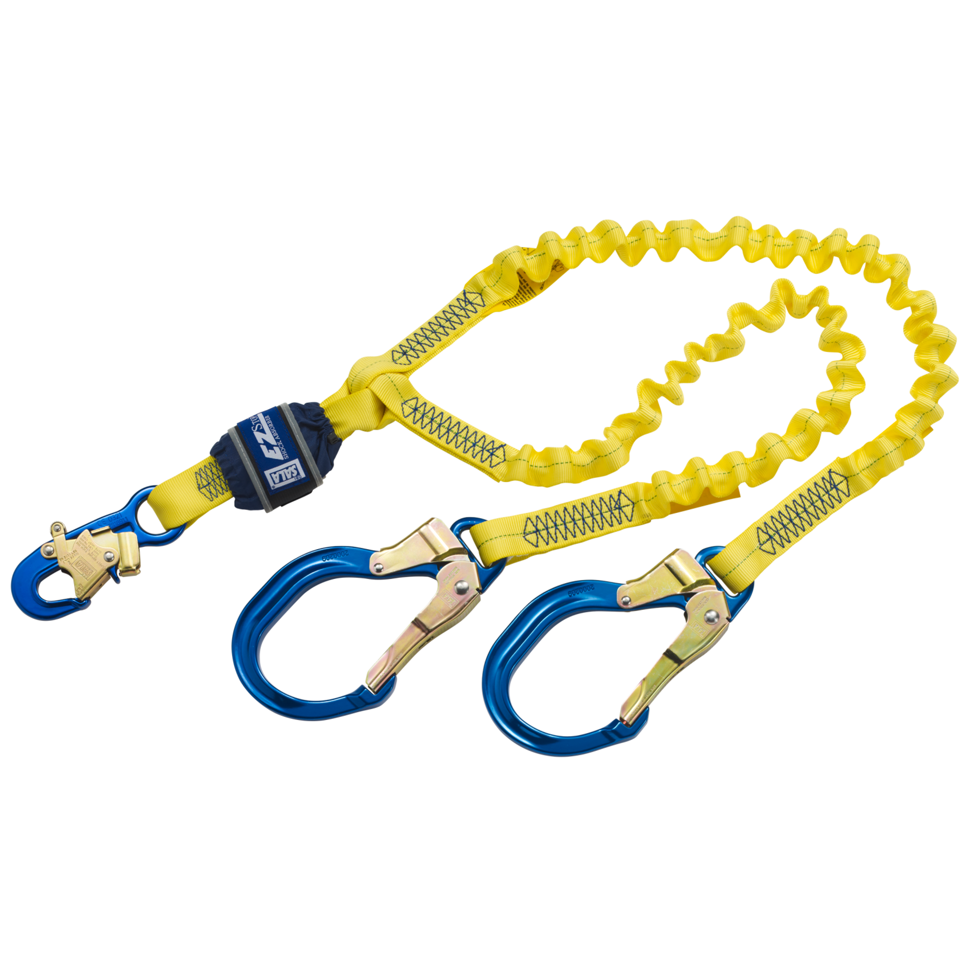 3M DBI-SALA EZ-Stop 100% Tie-Off Shock Absorbing Lanyard - Yellow - 6 ft - 1246193