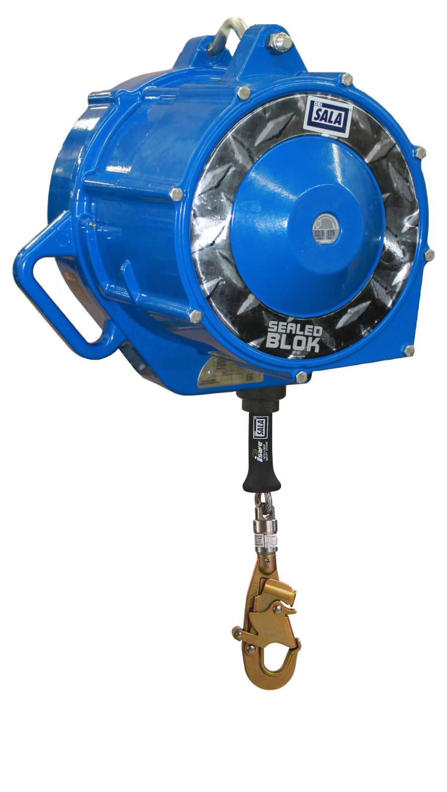 3M DBI-SALA RollGliss Vertical Low Speed Automatic Descender - Galvanized Steel Cable/Hook - 200 ft - 3303017