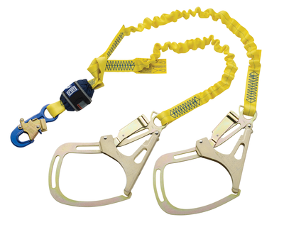 3M DBI-SALA EZ-Stop F2 100% Tie-Off Stretch Web Shock-Absorbing Lanyard - 6 ft - 1246350