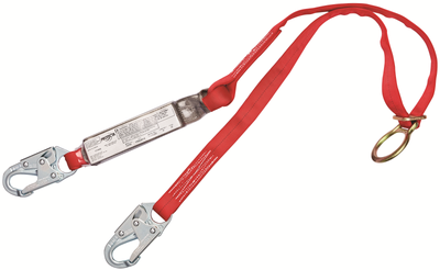 3M Protecta Tie-Back Web Shock-Absorbing Lanyard - 6 ft - 1340200