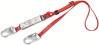 3M Protecta Adjustable Web Shock-Absorbing Lanyard - 6 ft - 1341050