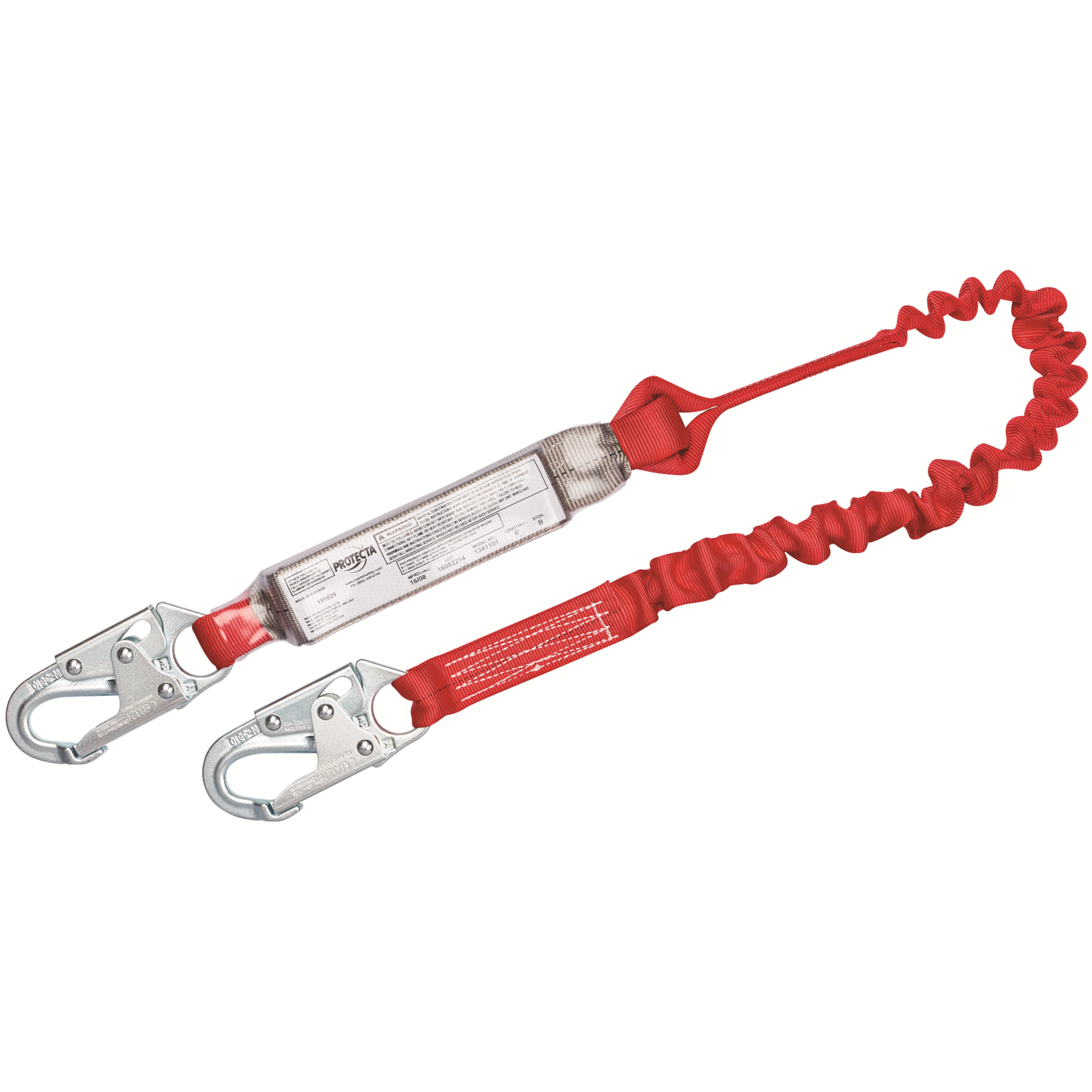 3M Protecta Stretch Web Shock-Absorbing Lanyard - 6 ft - 1341101