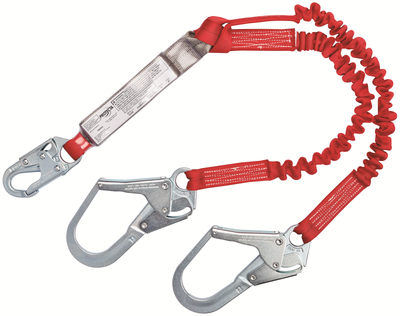 3M Protecta 100% Tie-Off Stretch Web Shock-Absorbing Lanyard - 6 ft - 1342125