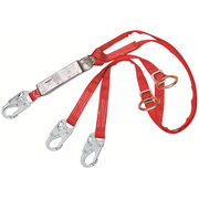 3M Protecta Tie-Back 100% Tie-Off Web Shock-Absorbing Lanyard - 6 ft - 1342200
