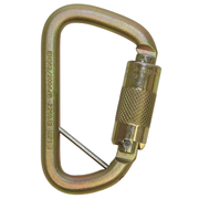 3M DBI-SALA Rollgliss Technical Rescue Offset D Fall Arrest Carabiner with Captive Eye - - Gold - Medium - 2000117