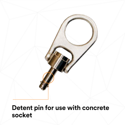 3M DBI-SALA Detent Anchor D-ring/Pin For Concrete - 2101002