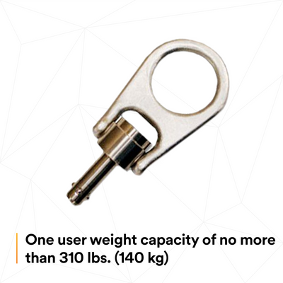 3M DBI-SALA Detent Anchor D-ring/Pin For Concrete - 2101002