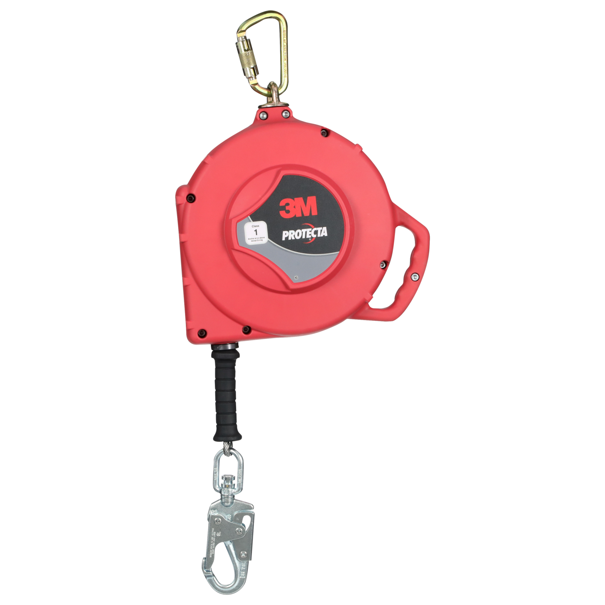 3M Protecta Self-Retracting Lifeline - Stainless Steel Cable - Steel Snap Hook - 66ft - ANSI - 3590041