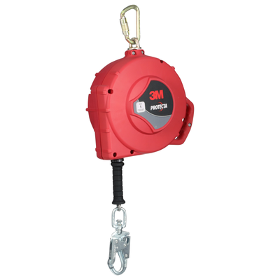 3M Protecta Self-Retracting Lifeline - Galvanized Cable - Steel Snap Hook - 85ft - ANSI - 3590042