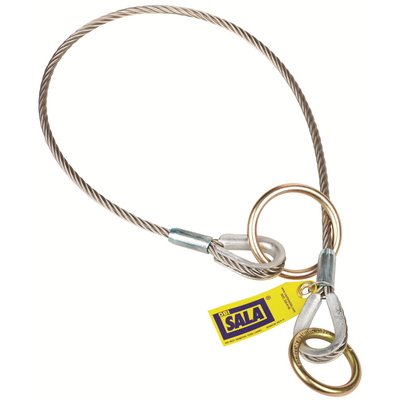 3M DBI-SALA Pass-Thru Cable Tie-Off Adapter Anchor - Stainless Steel - 4 ft - 5900550