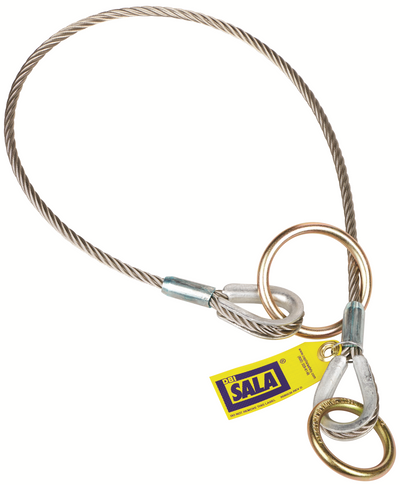 3M DBI-SALA Pass-Thru Cable Tie-Off Adapter Anchor - Stainless Steel - 3 ft - 5900560