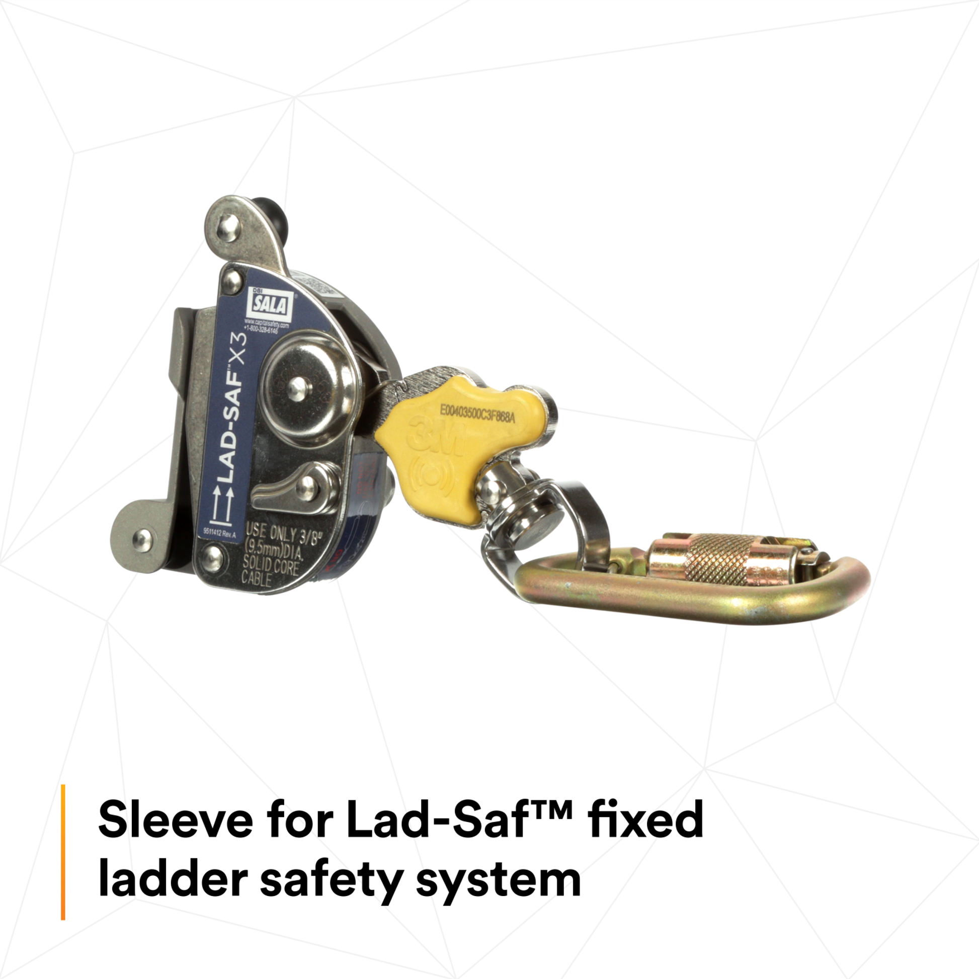 3M DBI-SALA Lad-Saf X3 Detachable Cable Sleeve - 9.5MM - 6160054