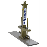 3M DBI-SALA Temporary Loop Rebar Horizontal Lifeline Stanchion with Base - 7400045