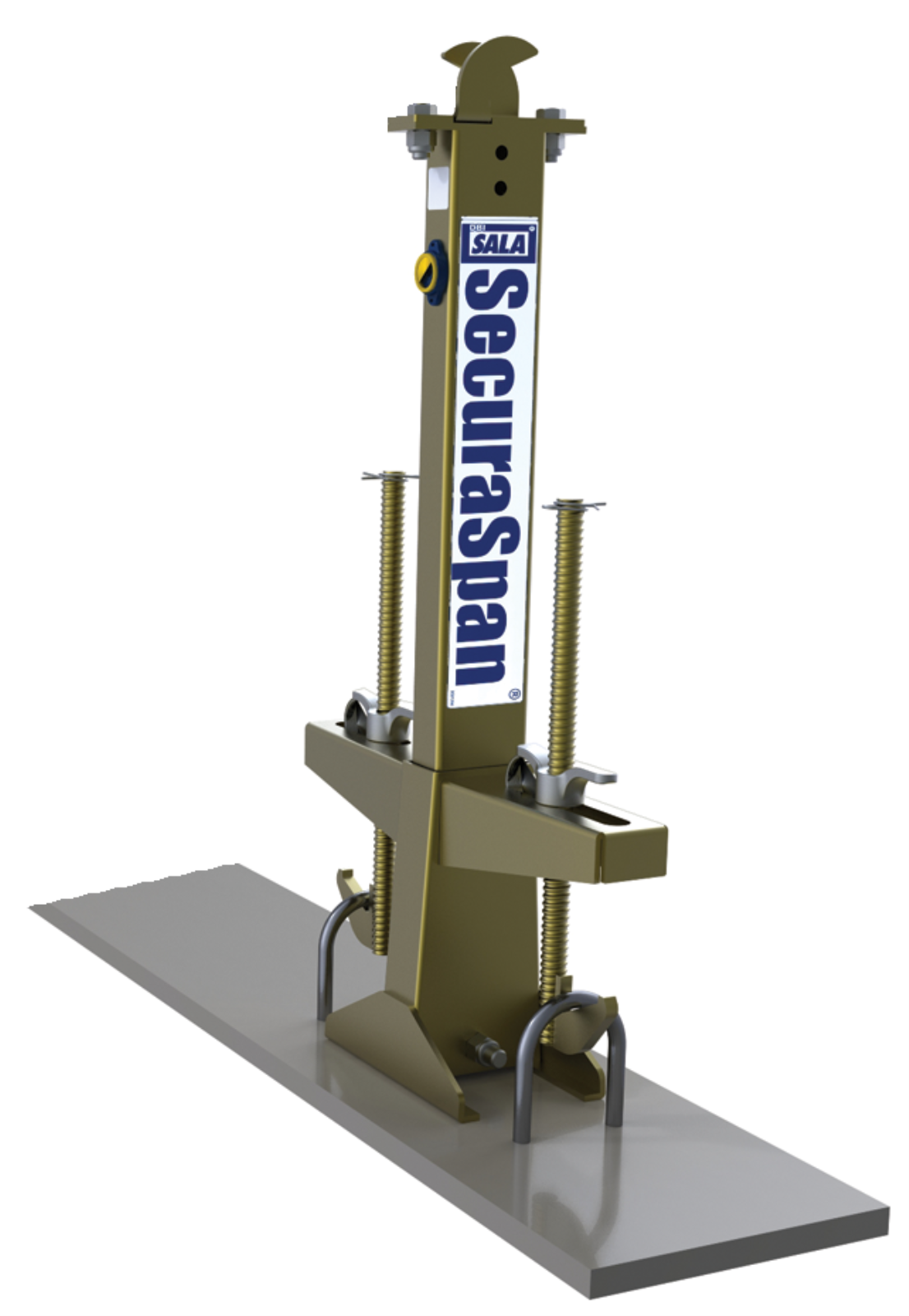 3M DBI-SALA Temporary Loop Rebar Horizontal Lifeline Stanchion with Base - 7400045