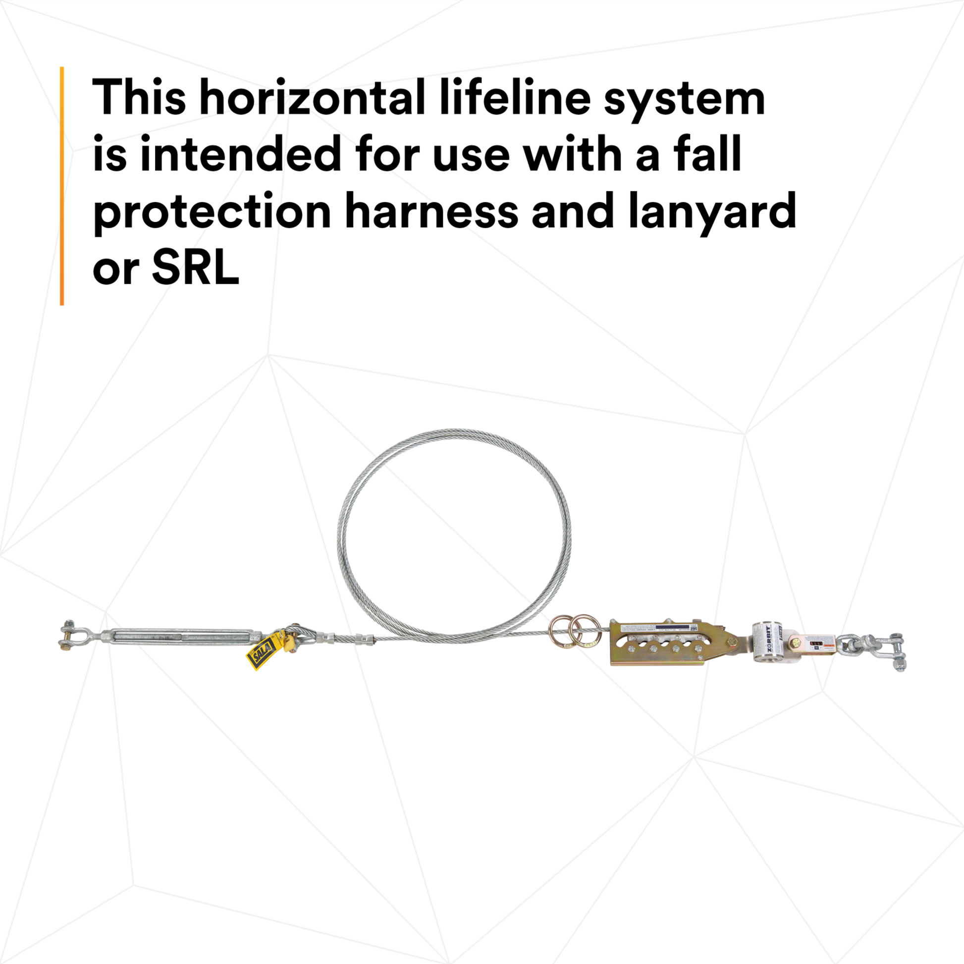 3M DBI-SALA Sayfline Cable Horizontal Lifeline System - 7602090