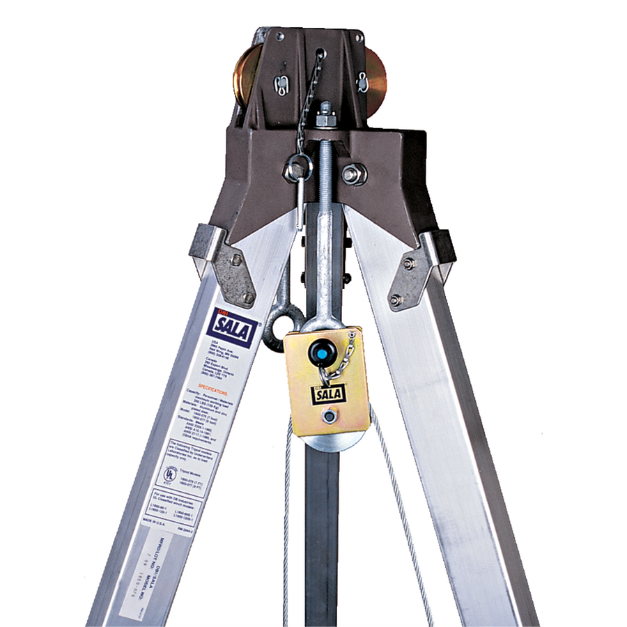 3M DBI-SALA Confined Space Tripod Pulley - Zinc Plated Steel - 8003205