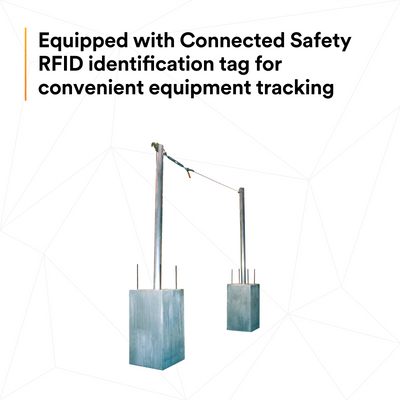 3M DBI-SALA SecuraSpan Pour - in - Place/Fasten - in - Place HLL Stanchion 7400203