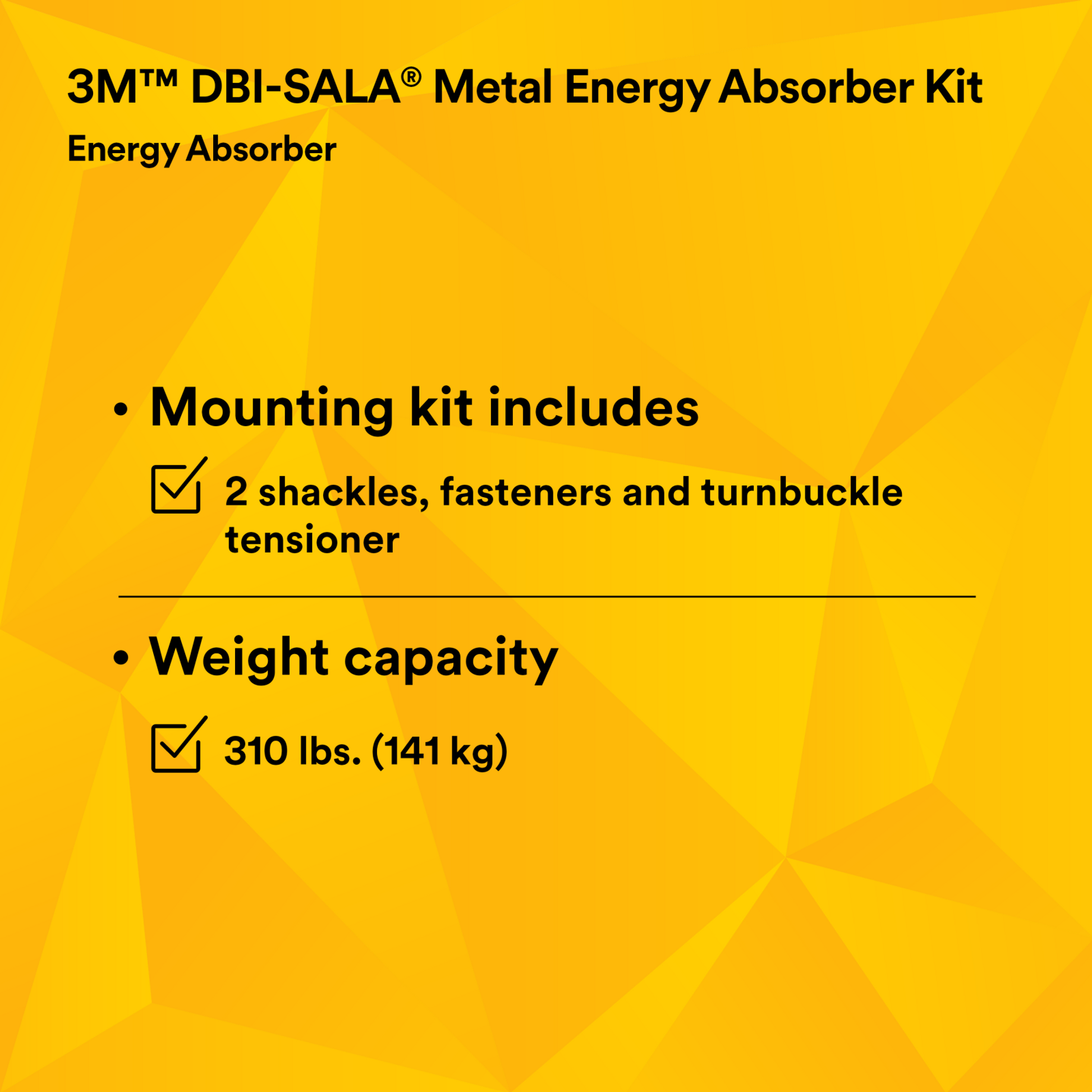 3M DBI-SALA Zorbit Energy Absorber Kit 7401032