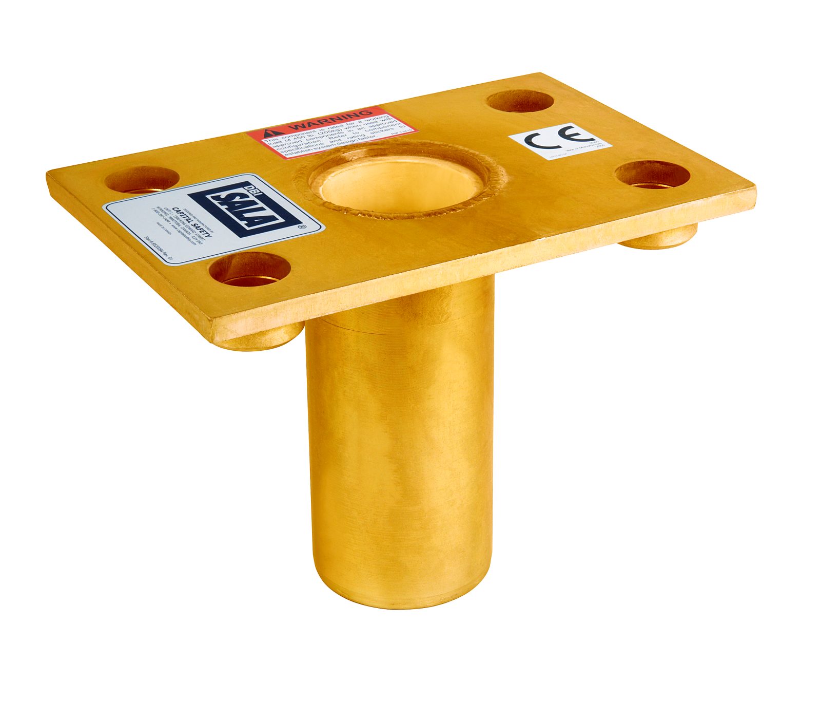 3M DBI-SALA Confined Space Floor Mount Sleeve Davit Base - 8510316