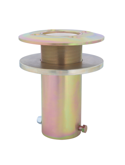 3M DBI-SALA Confined Space Permanent Deck Mount Sleeve Davit Mast Base - Zinc Plated Steel - 8515162