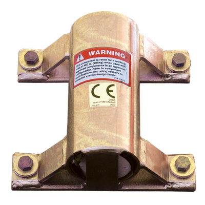 3M DBI-SALA Confined Space Permanent Wall Mount Sleeve Davit Mast Base - Zinc Plated Steel - 8516191
