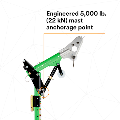 3M DBI-SALA Confined Space Adjustable Offset Upper Davit Mast - 8518001