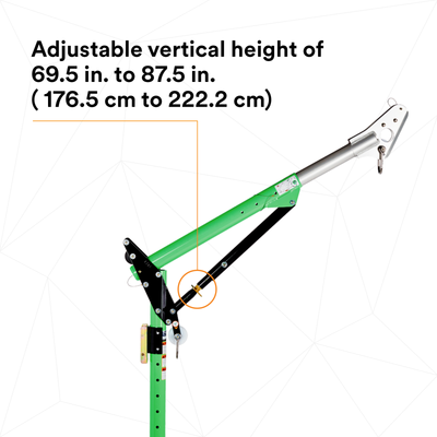 3M DBI-SALA Confined Space One-Piece Adjustable Offset Davit Mast - 8518385