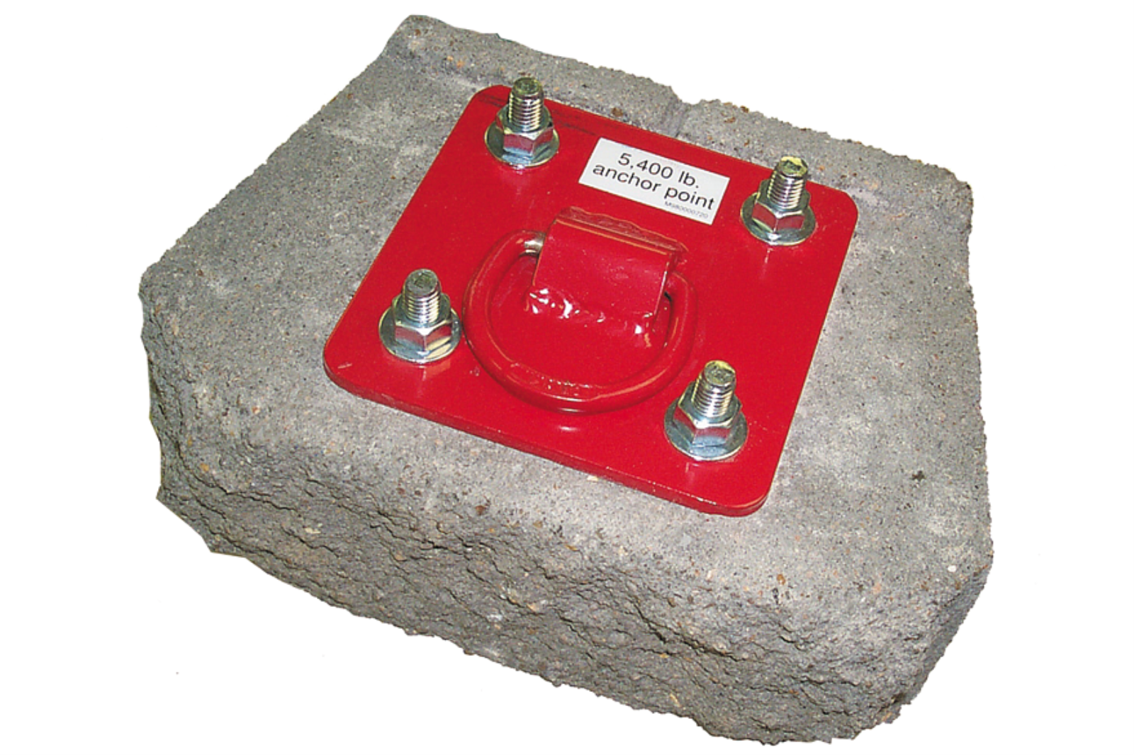 3M Protecta D-ring Plate Anchor For Concrete - with Fastener Kit - AJ720A