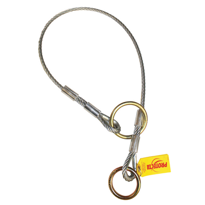 3M Protecta Pass-Thru Cable Tie-Off Adapter Anchor - Galvanized Steel - 4 ft - 2100192