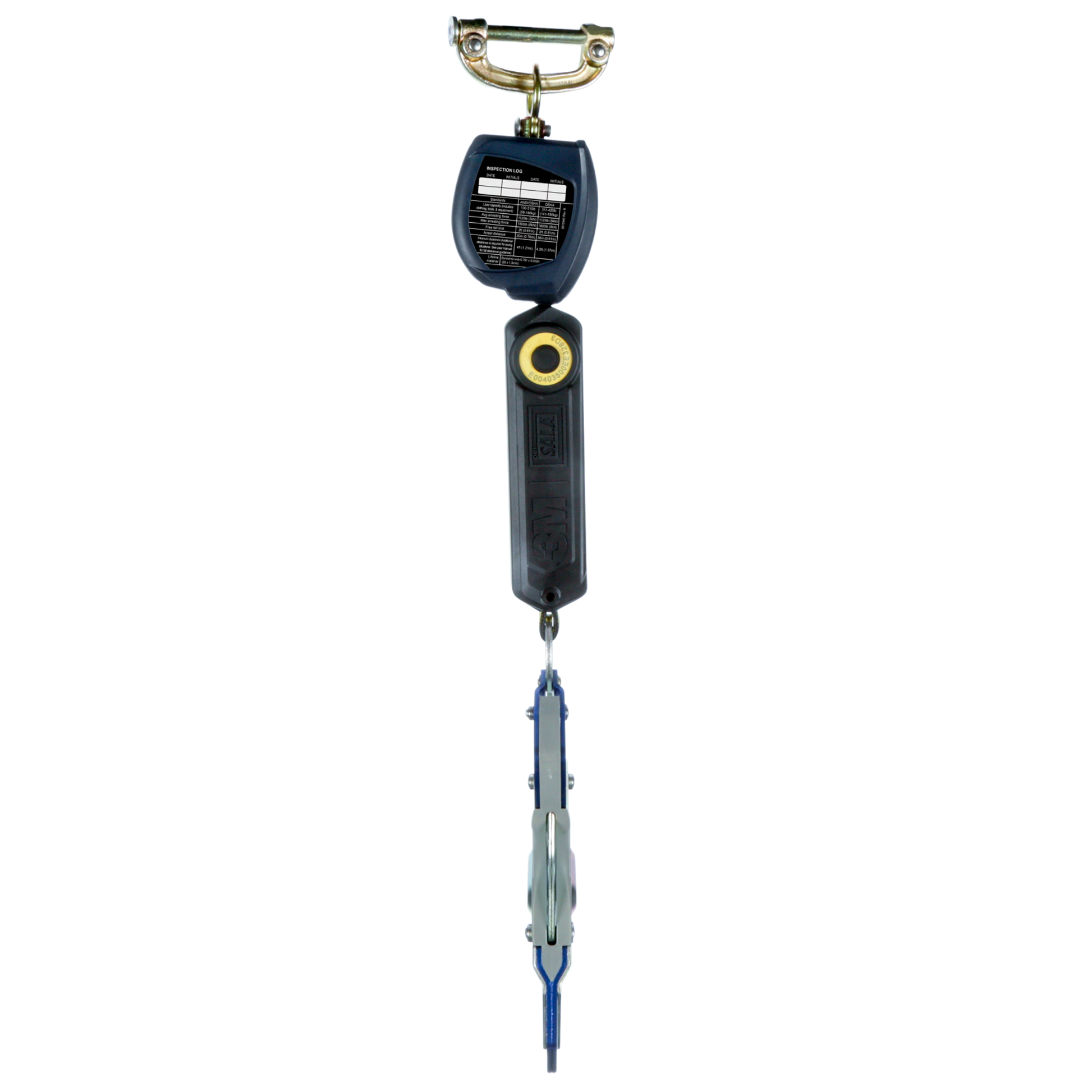 3M DBI-SALA Nano-Lok Personal Self Retracting Lifeline - Web Comfort Grip Hook - 6 ft. - Class 1 - ANSI - 3100541