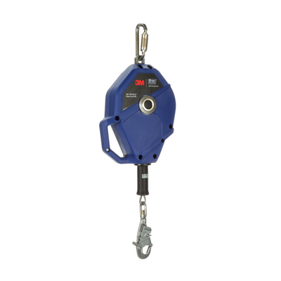 3M DBI-SALA Smart Lock Self-Retracting Lifeline - Stainless Steel Cable - Blue - 35 ft. (11m) - 3503821