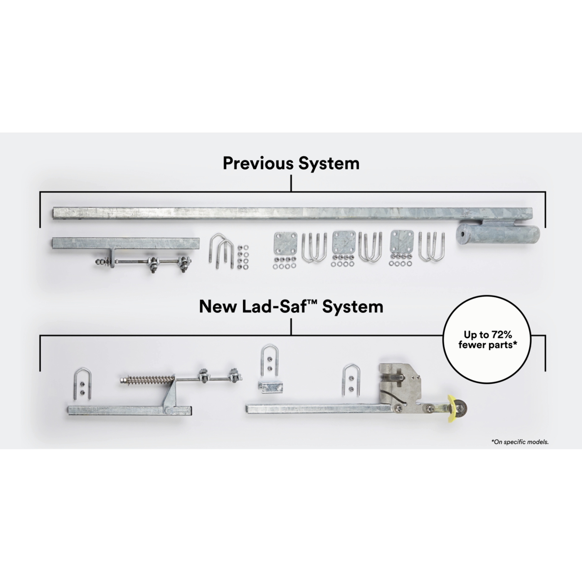 3M DBI-SALA Lad-Saf Cable Vertical Safety System - Galvanized Steel - 40 ft. - 6118040