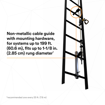 3M DBI-SALA Lad-Saf Cable Vertical Safety System - Stainless Steel - 20 ft. - 6119020