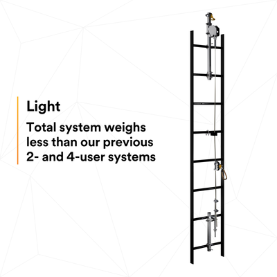 3M DBI-SALA Lad-Saf Cable Vertical Safety System - Stainless Steel - 20 ft. - 6119020