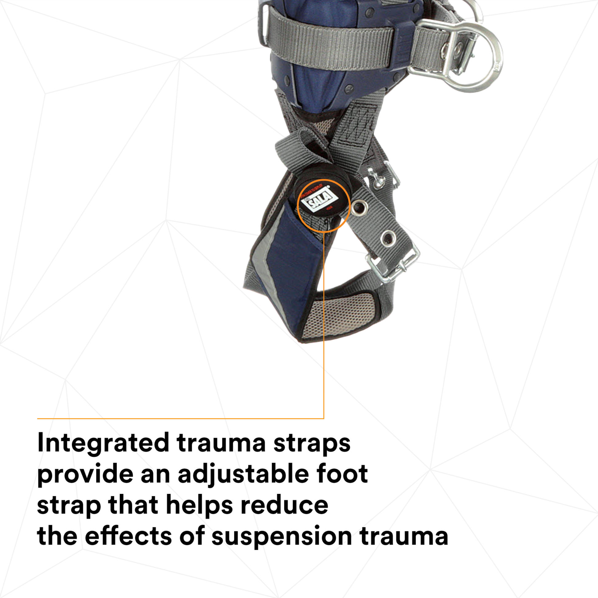 3M DBI-SALA ExoFit X300 Comfort Construction Positioning Safety Harness - Large - 1140183