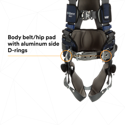 3M DBI-SALA ExoFit X300 Comfort Construction Positioning Safety Harness - Large - 1140183