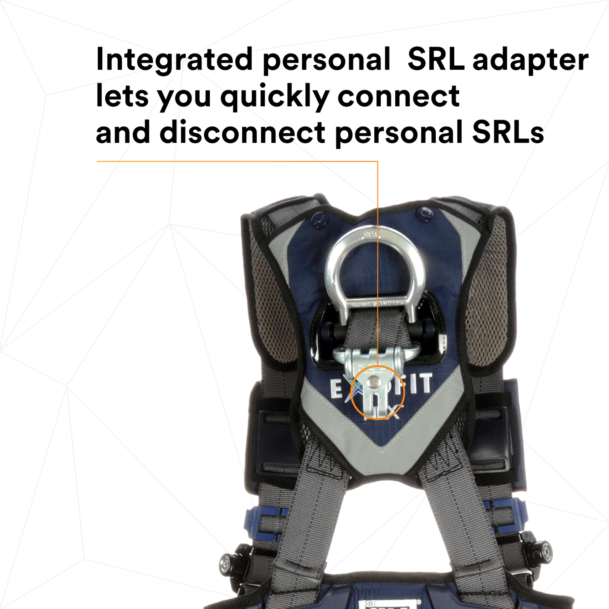 3M DBI-SALA ExoFit X300 Comfort Construction Positioning Safety Harness - Large - 1140183