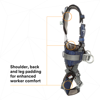 3M DBI-SALA ExoFit X300 Comfort Construction Positioning Safety Harness - Large - 1140183