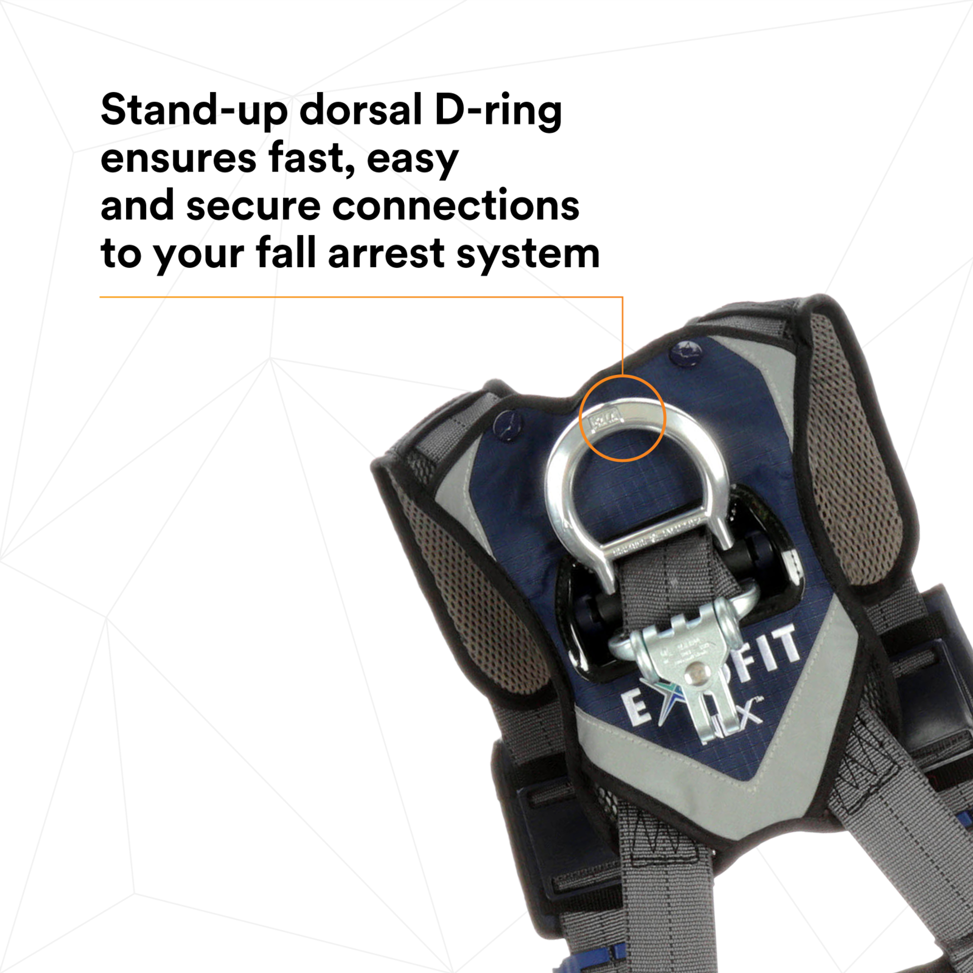 3M DBI-SALA ExoFit X300 Comfort Construction Positioning Safety Harness - Large - 1140183