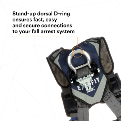 3M DBI-SALA ExoFit X300 Comfort Construction Positioning Safety Harness - Large - 1140183