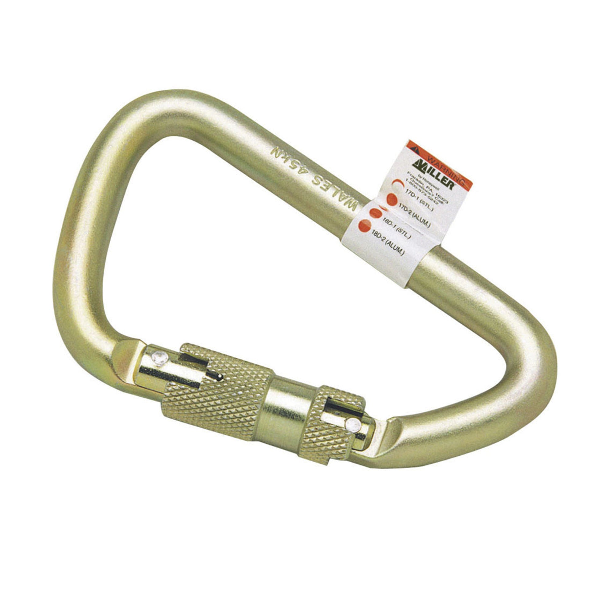 Miller 1" Throat Steel Carabiner 17D-1