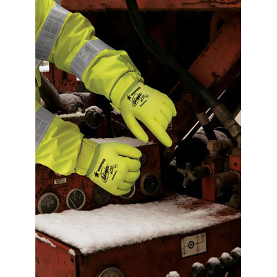 MCR Ninja Ice Cut A3 Hi-Viz Liner Winter Work Gloves [S-XXL] - N9690HV - Pair